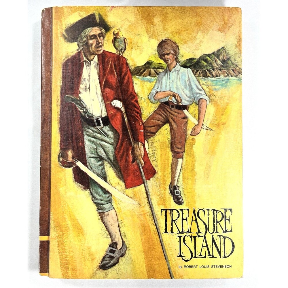 Treasure Island by Robert Louis Stevenson 1968 Educator Classic Library Vol 1